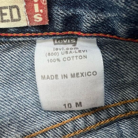 Vintage LEVI’s 550 High Rise Relaxed Fit Tapered Leg Mom Jeans Blue Size 10 - Picture 6 of 12